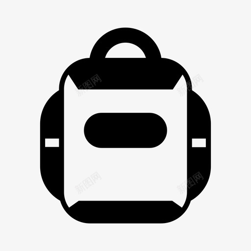背包包手提图标svg_新图网 https://ixintu.com 学生 手提 背包