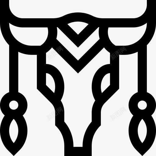 牛波西米亚8直系图标svg_新图网 https://ixintu.com 波西米亚8 牛 直系
