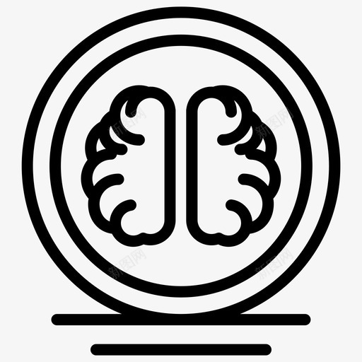 大脑身体思想图标svg_新图网 https://ixintu.com 医学加粗线548 大脑 思想 思维 身体