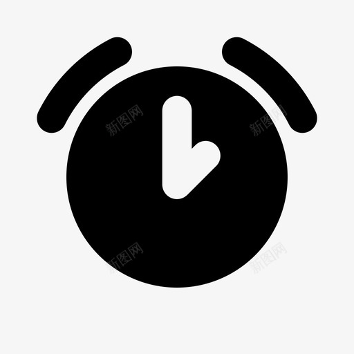 闹钟警报提醒图标svg_新图网 https://ixintu.com 手表 提醒 混合通讯和ui包标志符号 警报 闹钟