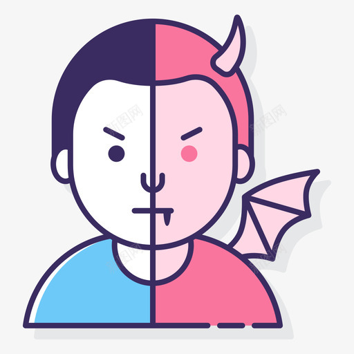 怪物超自然1线性颜色图标svg_新图网 https://ixintu.com 怪物 线性颜色 超自然1