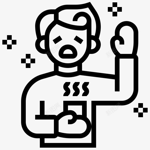 疲劳疲惫休息图标svg_新图网 https://ixintu.com 休息 疲劳 疲惫 睡眠 过敏