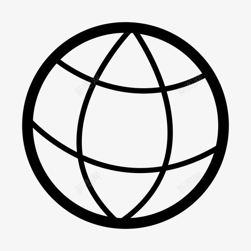 地球球体行星图标svg_新图网 https://ixintu.com 世界 地球 球体 行星