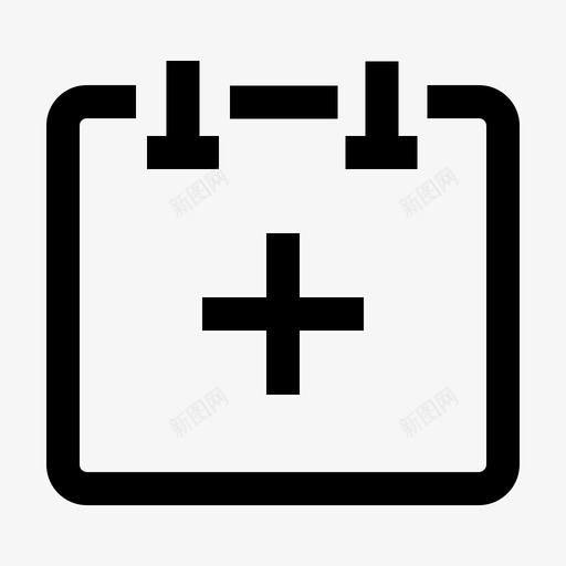 日历添加约会事件图标svg_新图网 https://ixintu.com 事件 图标 基本 日历 日程表 添加 约会