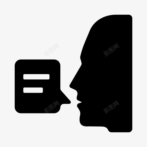 对话评论交流图标svg_新图网 https://ixintu.com 交流 发言 图标 对话 混合 评论
