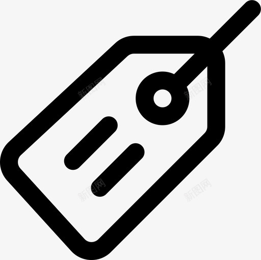 标签折扣电子商务图标svg_新图网 https://ixintu.com 价格 商店 在线 折扣 标签 电子商务