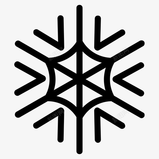 雪花光栅雪花雪花艺术图标svg_新图网 https://ixintu.com 光栅 几何 图标 绘图 艺术 设计 雪花