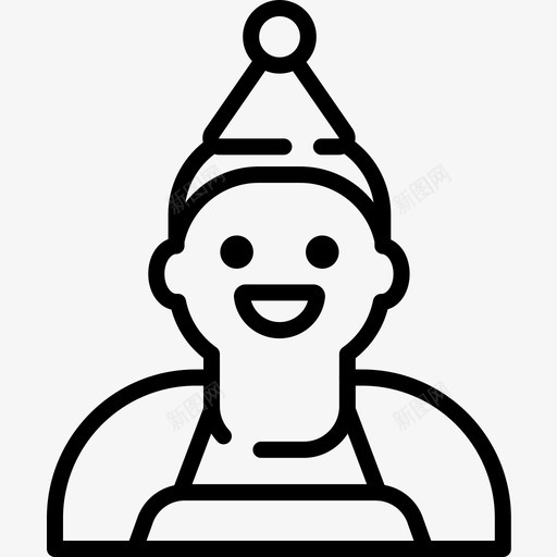 主持人派对庆祝12直系图标svg_新图网 https://ixintu.com 主持人 庆祝 派对 直系