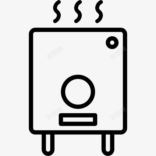 加热器电器电子产品图标svg_新图网 https://ixintu.com 加热器 厨房 电器 电子产品