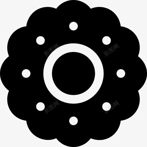 饼干甜点和糖果11填充图标svg_新图网 https://ixintu.com 填充 甜点 糖果 饼干