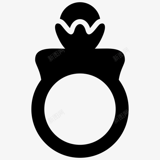 结婚戒指仪式黄金图标svg_新图网 https://ixintu.com 仪式 婚姻 戒指 爱情 珠宝 结婚 黄金