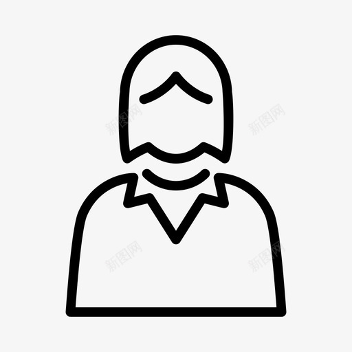 女商人头像个人资料图标svg_新图网 https://ixintu.com 业务2大纲 个人资料 头像 女商人 用户