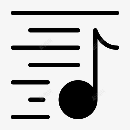 添加添加旋律添加音乐图标svg_新图网 https://ixintu.com 旋律 材料 歌曲 添加 符号 音乐