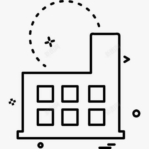 建筑物房产住宅图标svg_新图网 https://ixintu.com 住宅 建筑物 房产 房屋
