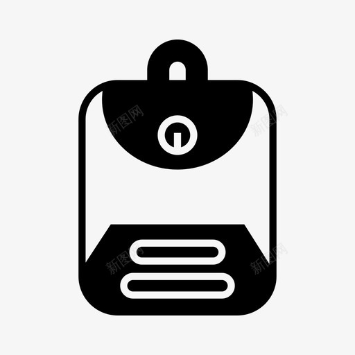 背包包徒步旅行图标svg_新图网 https://ixintu.com 徒步旅行 旅行者 背包 行李