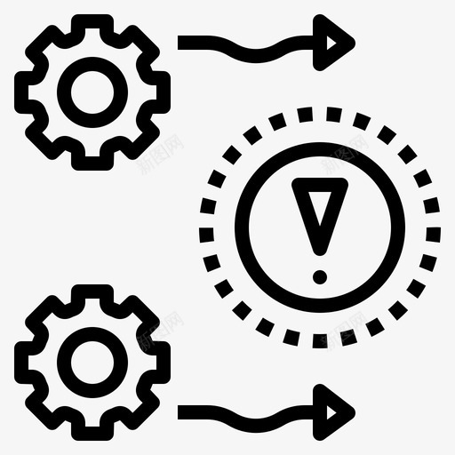 风险变化危险图标svg_新图网 https://ixintu.com 企业 危害 危险 变化 社会责任 过程 风险