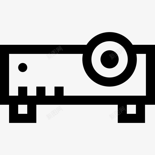 投影仪音频和视频22线性图标svg_新图网 https://ixintu.com 投影仪 线性 视频 音频