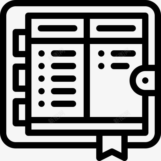 议程战略35线性图标svg_新图网 https://ixintu.com 战略 线性 议程