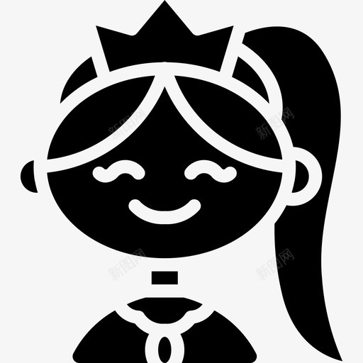 公主公主2加油图标svg_新图网 https://ixintu.com 公主 加油