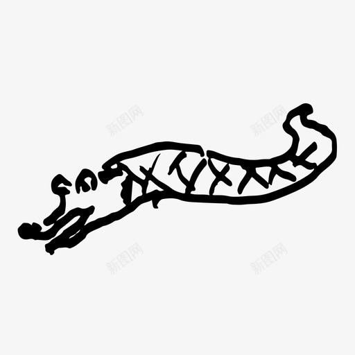 蛇动物毒液图标svg_新图网 https://ixintu.com 动物 毒液