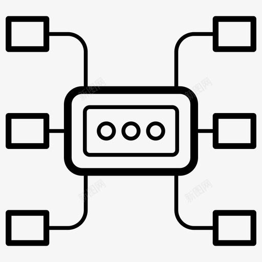 思维导图协同理念图标svg_新图网 https://ixintu.com 协同 向量 图标 导图 思维 数据分析 方法 服务 设计 设计理念