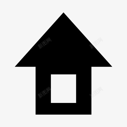房屋建筑物房产图标svg_新图网 https://ixintu.com 住宅 多媒体图标 建筑物 房产 房屋 物业