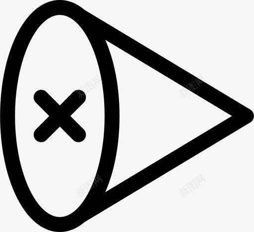 拒收堵塞狭窄图标svg_新图网 https://ixintu.com 不可 可用 堵塞 拒收 漏斗 狭窄 管道
