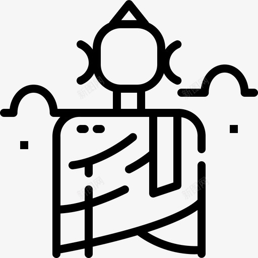 佛缅甸直系图标svg_新图网 https://ixintu.com 佛 直系 缅甸