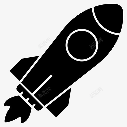 启动导弹火箭图标svg_新图网 https://ixintu.com 启动 商业 图标 字形 宇宙飞船 导弹 火箭 金融