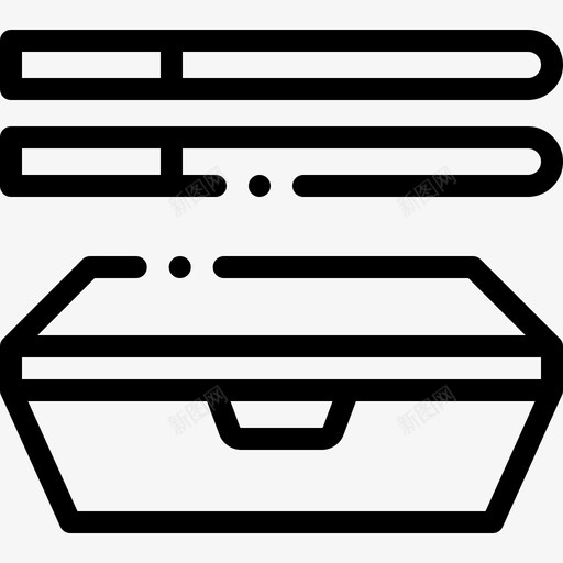 食品容器外卖29线性图标svg_新图网 https://ixintu.com 外卖 容器 线性 食品