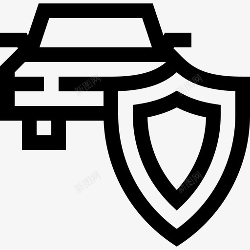 保险箱驾校5直线型图标svg_新图网 https://ixintu.com 保险箱 直线 线型 驾校