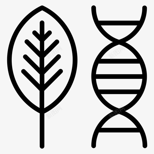 生物学dna生命图标svg_新图网 https://ixintu.com 25个 dna 图标 生命 生物体 生物学 科学 线图 自然科学