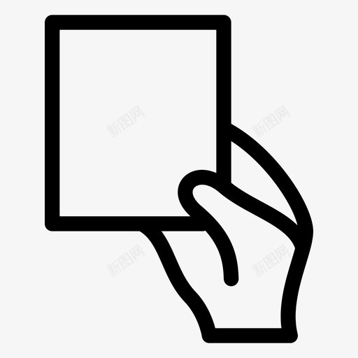 犯规卡片足球图标svg_新图网 https://ixintu.com 体育 卡片 图标 犯规 裁判 设置 足球