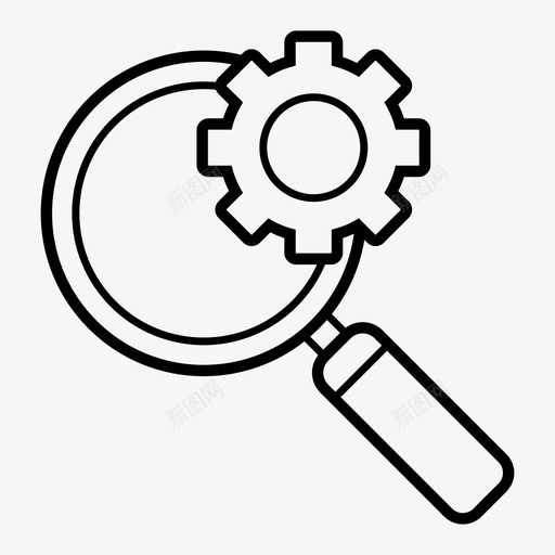 设置查找选项图标svg_新图网 https://ixintu.com 搜索 查找 设置 选项
