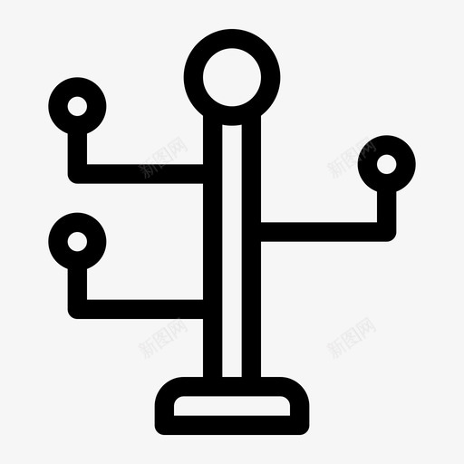 衣架衣钩家具图标svg_新图网 https://ixintu.com 室内 家具 木制 衣架 衣钩