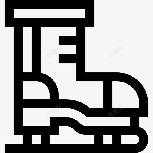 溜冰鞋运动装备14直线型图标svg_新图网 https://ixintu.com 溜冰鞋 直线 线型 装备 运动 运动装