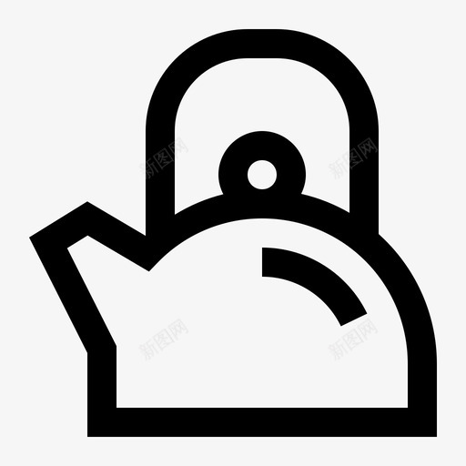 茶壶饮料水壶图标svg_新图网 https://ixintu.com 冬天 水壶 茶壶 饮料