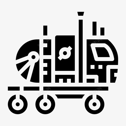 飞行器汽车月球图标svg_新图网 https://ixintu.com 固体 太空 宇航局 月球 汽车 美国 飞行器