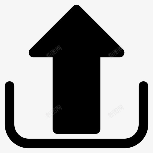 上传箭头发送图标svg_新图网 https://ixintu.com 上传 发送 多媒体和界面标志符号 用户界面 箭头