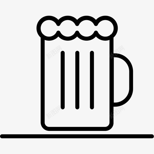 马克杯啤酒酒精狂饮图标svg_新图网 https://ixintu.com 啤酒 未过 狂饮 过滤 酒精 马克