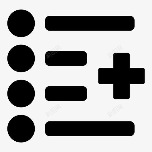 播放列表应用程序音频图标svg_新图网 https://ixintu.com 声音 应用程序 技术 播放列表 音乐 音频