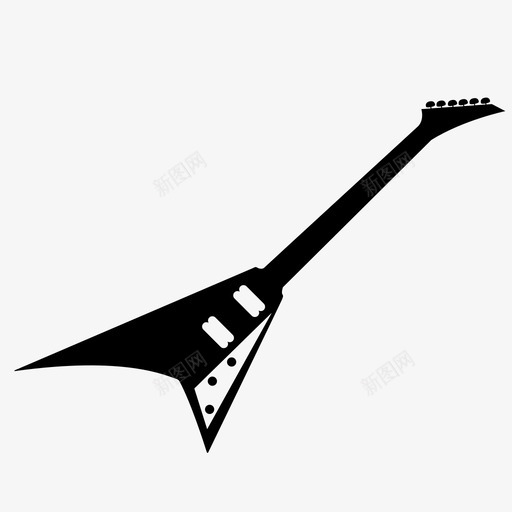 randyrhoads吉他jacksonrandyrhoads图标svg_新图网 https://ixintu.com jackson randy rhoads 吉他 电子音乐