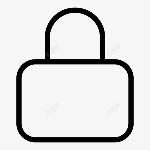 锁挂锁用户界面图标svg_新图网 https://ixintu.com 挂锁 用户界面