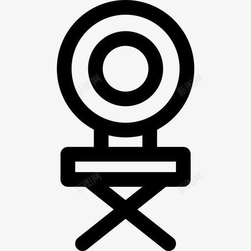 椅子家庭和生活26直线图标svg_新图网 https://ixintu.com 家庭 椅子 生活 直线