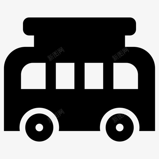 露营车探险汽车图标svg_新图网 https://ixintu.com 公路 商队 探险 旅行 汽车 露营 驾驶