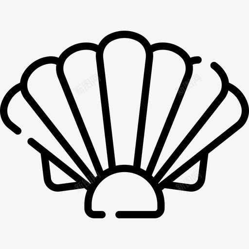 壳牌暑假36直线型图标svg_新图网 https://ixintu.com 壳牌 暑假 直线 线型