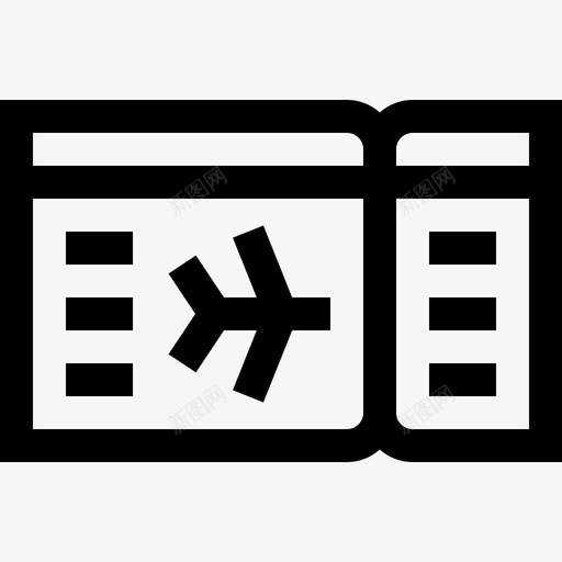 机票航空26直航图标svg_新图网 https://ixintu.com 机票 直航 航空