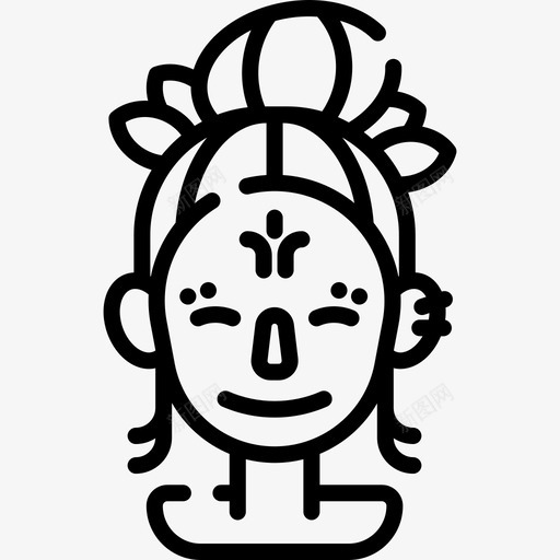 模特时装6直线型图标svg_新图网 https://ixintu.com 时装 模特 直线 线型 设计