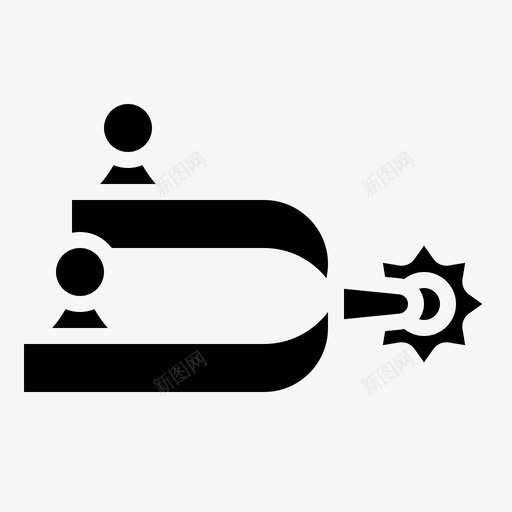 小伙子靴子守卫图标svg_新图网 https://ixintu.com 守卫 小伙子 牛仔元素铭文 西部 靴子 马刺