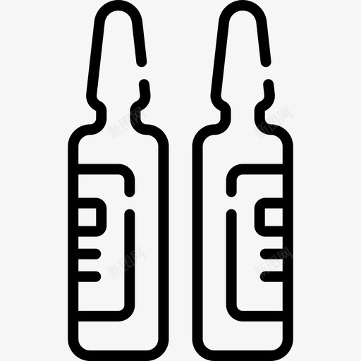 小瓶药房58线性图标svg_新图网 https://ixintu.com 小瓶 线性 药房
